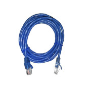 Патч-корд UTP4 cat 5e, 3,0м, ВС, LSZH, синий, литой коннектор NETKO Optima Патч-корд UTP4 cat 5e, 3,0м, ВС, LSZH, синий, литой коннектор NETKO Optima