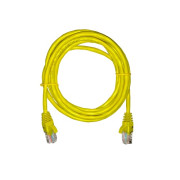 Патч-корд UTP4 cat 5e, 2,0м, ВС, LSZH, желтый, литой коннектор NETKO Optima Патч-корд UTP4 cat 5e, 2,0м, ВС, LSZH, желтый, литой коннектор NETKO Optima