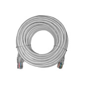 Патч-корд UTP4 cat 5e, 10,0м, ВС, LSZH, серый, литой коннектор NETKO Optima Патч-корд UTP4 cat 5e, 10,0м, ВС, LSZH, серый, литой коннектор NETKO Optima