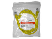 Патч-корд UTP4 cat 5e, 1,5м, ВС, LSZH, желтый, литой коннектор NETKO Optima Патч-корд UTP4 cat 5e, 1,5м, ВС, LSZH, желтый, литой коннектор NETKO Optima