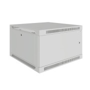 Шкаф телекоммуникационный настенный Prime 19" 6U 600x650x370 (ШxГxВ) дверь металл серый (RAL 7035), SRW01-6065.06.01-GY