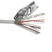 Кабель внутренний многопарный Витая пара LC FTP10 cat.5, 305м, 0,45мм, серый