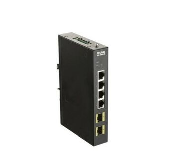 Промышленный неуправляемый коммутатор D-Link DIS-100G-6S/A2A
