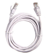Патч-корд Technolink UTP4 cat 5e, 3,0м, ВС, LSZH, белый, литой коннектор