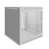 Шкаф телекоммуникационный настенный Prime 19" 12U 600x600x630 (ШxГxВ) дверь стекло серый (RAL 7035), SRW01-6060.12.02-GY