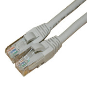 Патч-корд UTP4 cat.6a, 2.0м, литой коннектор, серый, Netko CKC