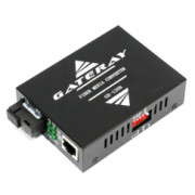 Медиаконвертер Gateray GR-120B WDM 10/100Base-TX/100Base-FX, TX 1550 нм/RX 1310 нм, SC, 20 км, LFP