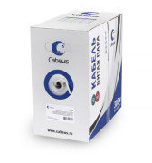 Витая пара неэкранированная кат.5е Cabeus UTP-2P-Cat.5e-SOLID-GY-LIGHT-500 2 пары серая 500 метров