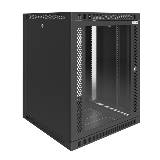 Шкаф телекоммуникационный настенный Prime 19" 15U 600x600x760 (ШxГxВ) дверь стекло черный (RAL 9005), SRW01-6060.15.02-BK Шкаф телекоммуникационный настенный Prime 19" 15U 600x600x760 (ШxГxВ) дверь стекло черный (RAL 9005), SRW01-6060.15.02-BK