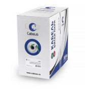 Витая пара экранированная кат.5e Cabeus FTP-4P-Cat.5e-SOLID-LSLTx-GN 4 пары зеленая 305 метров