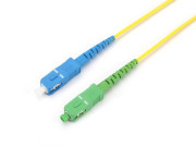 Оптический патчкорд SC/UPC - SC/APC, симплексный, 15 метров