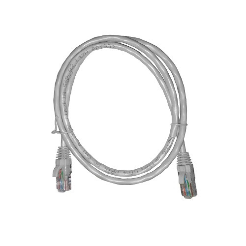 Патч-корд UTP4 rj45-rj45, cat.6, 1.0м, BC, LSZH, серый, литой коннектор NETKO Optima Патч-корд UTP4 rj45-rj45, cat.6, 1.0м, BC, LSZH, серый, литой коннектор NETKO Optima